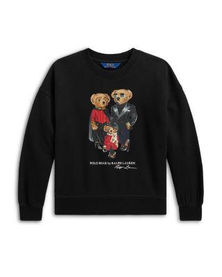 Girls' Polo Bear Family Sweatshirt - Little Kid by RALPH LAUREN