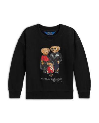 Girls' Polo Bear Family Sweatshirt - Little Kid by RALPH LAUREN