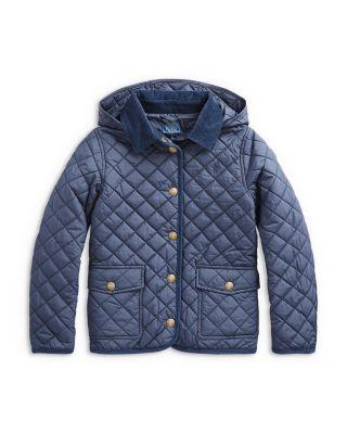 Girls' Quilted Water Repellent Barn Jacket - Little Kid by RALPH LAUREN