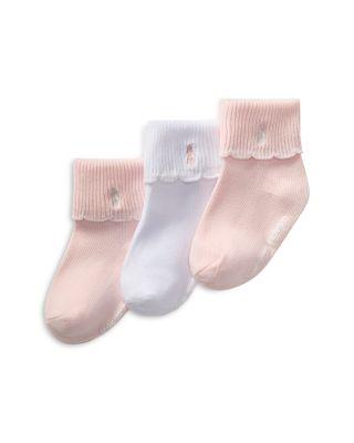 Girls' Scalloped Edge Turn Cuff Socks by RALPH LAUREN