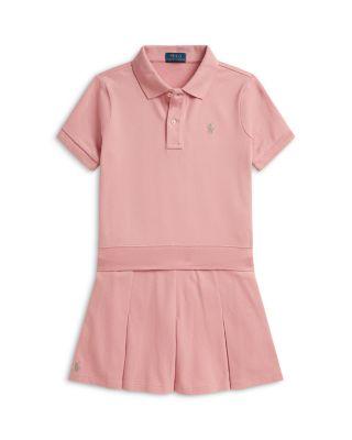 Girls' Stretch Mesh Boxy Polo Shirt & Skort Set - Big Kid by RALPH LAUREN
