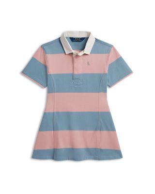Girls' Striped Cotton Jersey Rugby Dress - Little Kid by RALPH LAUREN