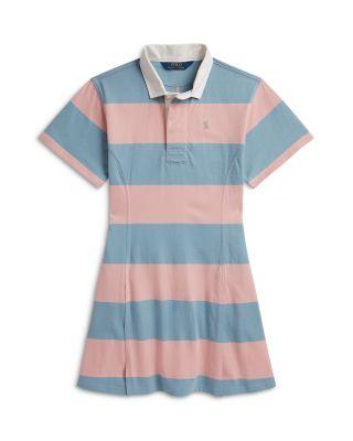 Girls' Striped Cotton Jersey Rugby Dress - Little Kid by RALPH LAUREN