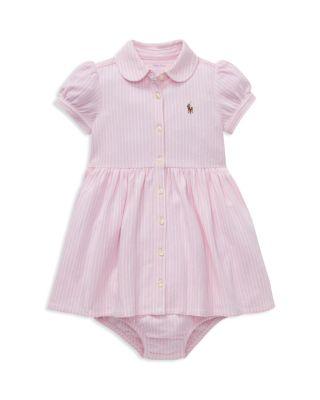 Girls' Striped Oxford Dress & Bloomers Set - Baby by RALPH LAUREN