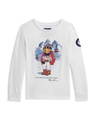 Girls' Team USA Polo Bear Cotton Tee - Little Kid by RALPH LAUREN
