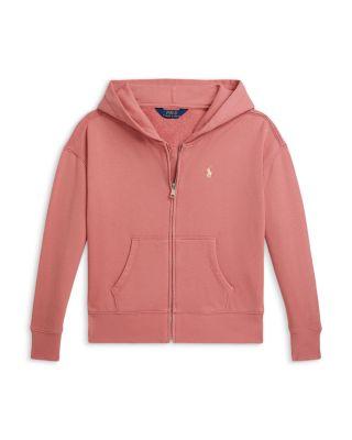 Girls' Terry Full Zip Hoodie - Big Kid by RALPH LAUREN Girls' Terry Full Zip Hoodie - Big Kid by RALPH LAUREN