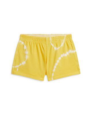 Girls' Tie Dyed Cotton Jersey Shorts - Little Kid by RALPH LAUREN