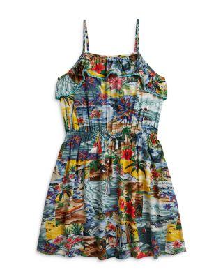 Girls' Tropical-Print A-Line Dress - Little Kid by RALPH LAUREN