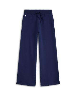 Girls' Wide Leg Double Knit Sweatpants - Big Kid by RALPH LAUREN