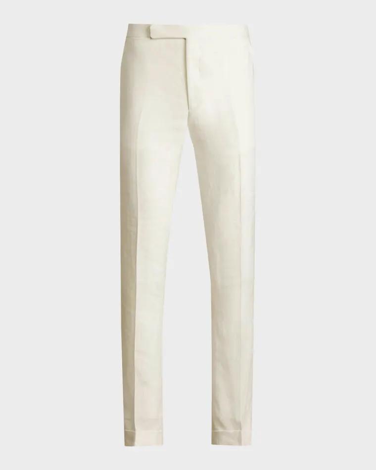 Gregory Hand-Tailored Linen Trouser by RALPH LAUREN