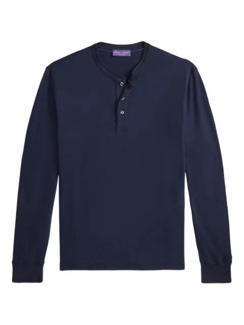 Henley long-sleeve T-shirt by RALPH LAUREN