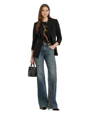 High Rise Flare Jeans by RALPH LAUREN