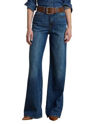 High Rise Wide Leg Jean by RALPH LAUREN