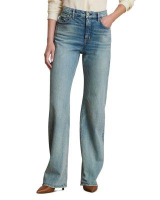 High Rise Wide Leg Jeans by RALPH LAUREN