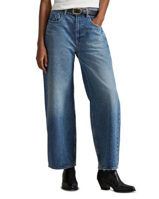 High Rise Wide Leg Jeans in Multi by RALPH LAUREN