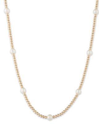 Imitation Pearl Station Beaded Collar Necklace by RALPH LAUREN