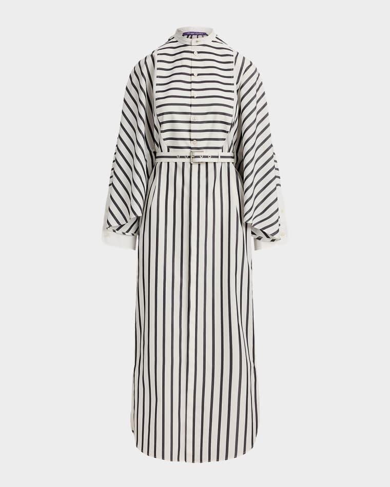 Juliana Striped Cotton Day Dress by RALPH LAUREN
