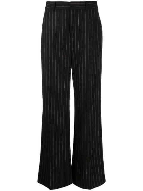 Kaitlen pinstriped wide-leg trousers by RALPH LAUREN