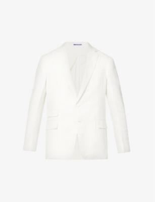 Kent single-breasted cotton and linen-blend blazer by RALPH LAUREN
