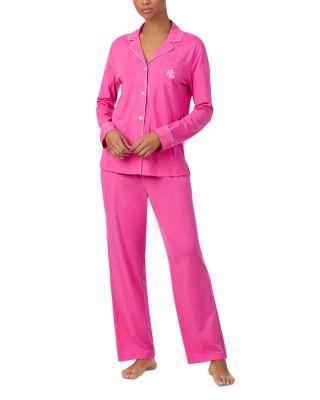Knit Long Sleeve Ankle Pant Pajama Set by RALPH LAUREN