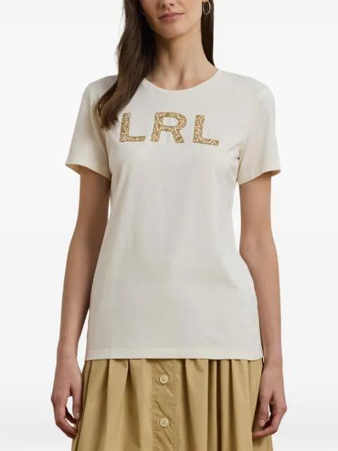 LRL logo-embroidered T-shirt by RALPH LAUREN