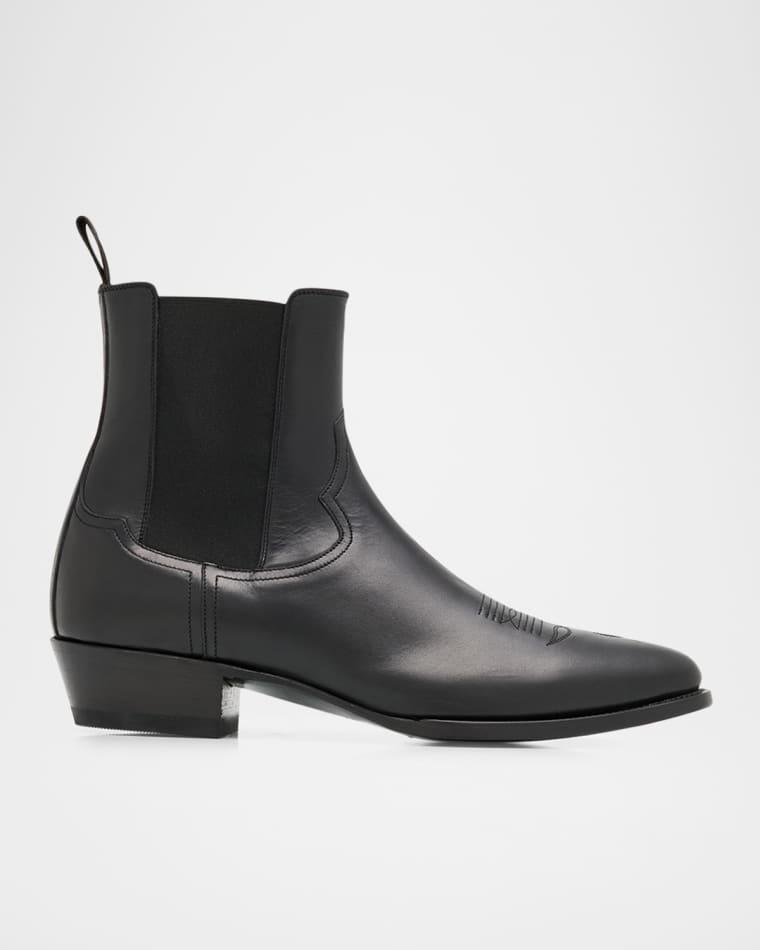 Leather Chelsea Western Boot by RALPH LAUREN
