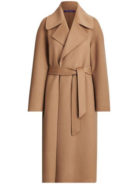Leonarda cashmere wrap coat by RALPH LAUREN