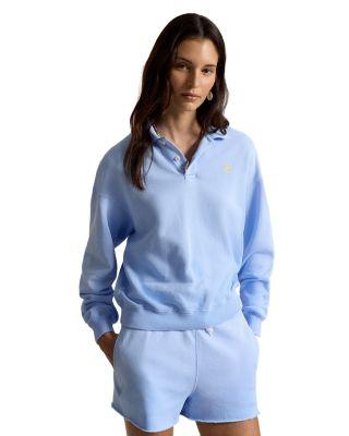 Lightweight Fleece Long Sleeve Polo by RALPH LAUREN