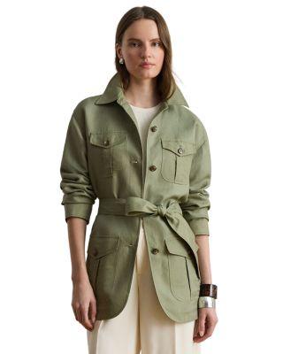Linen Blend Twill Field Jacket by RALPH LAUREN