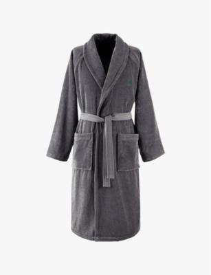 Logo-embroidered relaxed-fit cotton bathrobe by RALPH LAUREN