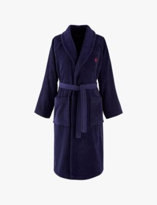 Logo-embroidered relaxed-fit cotton bathrobe by RALPH LAUREN