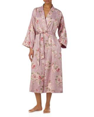Long Satin Robe by RALPH LAUREN