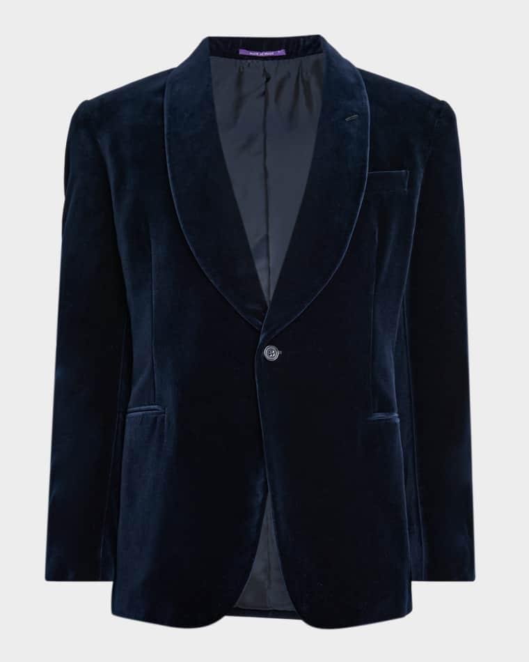 Men's Cotton Velvet Shawl-Lapel Sport Coat by RALPH LAUREN