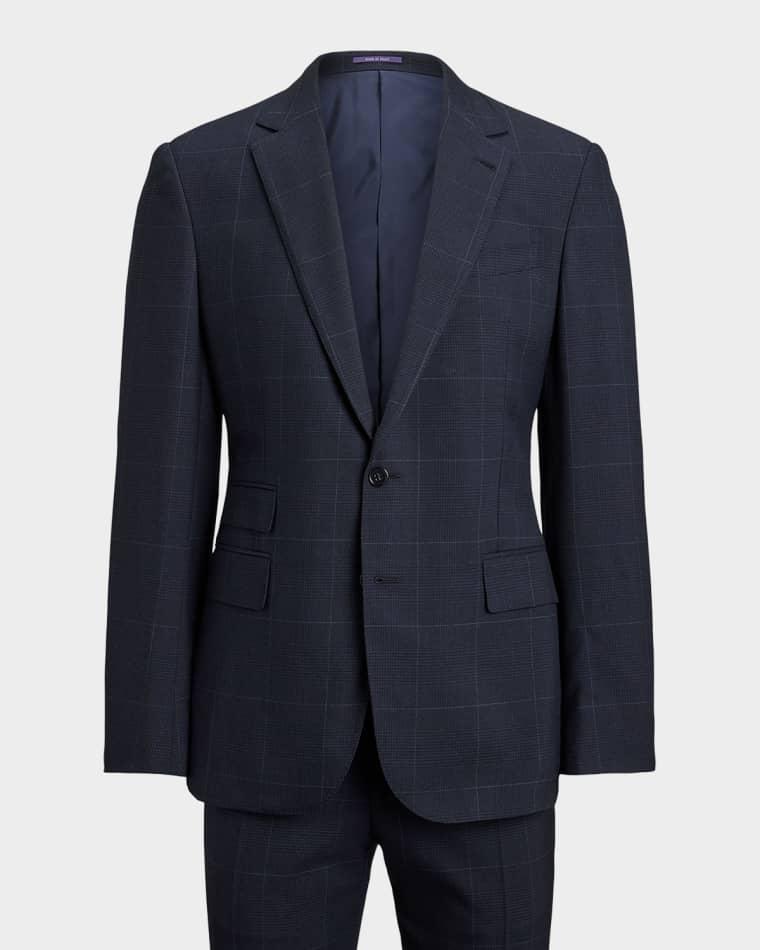 Men's Kent Hand-Tailored Glen Plaid Suit by RALPH LAUREN