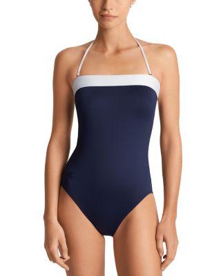 Modern Bandeau One Piece Swimsuit by RALPH LAUREN