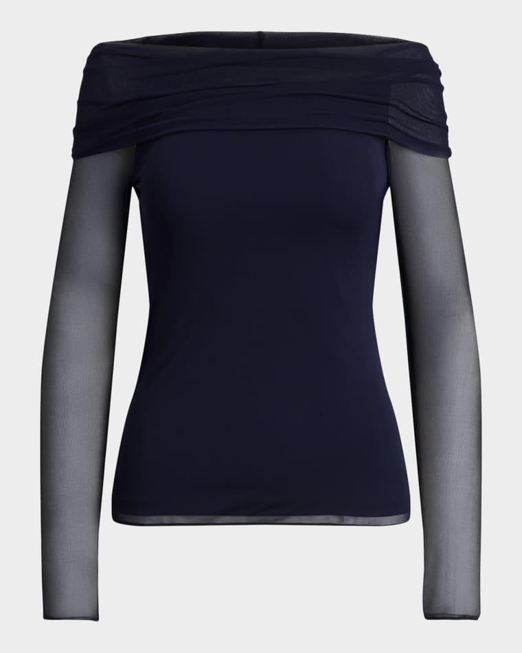 Noreen Jersey Off-the-Shoulder Top by RALPH LAUREN