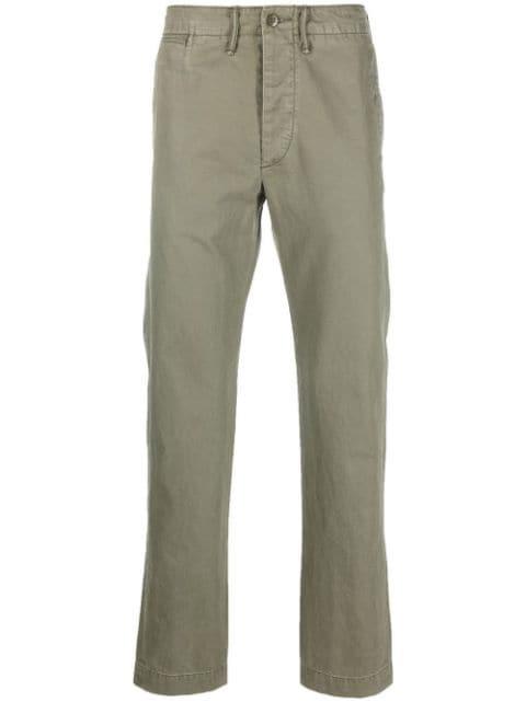 Officer's cotton-twill trousers by RALPH LAUREN