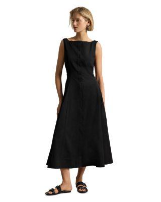Paneled Cotton Dress by RALPH LAUREN