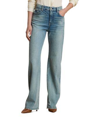 Petites High Rise Wide Leg Jeans by RALPH LAUREN
