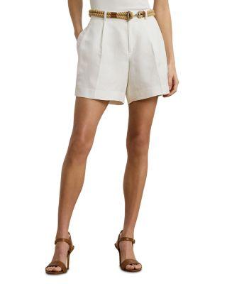 Pleated Twill Shorts by RALPH LAUREN