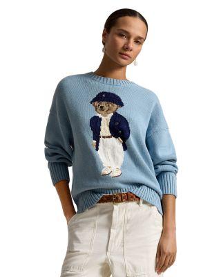 Polo Bear Oversize Cotton Sweater by RALPH LAUREN