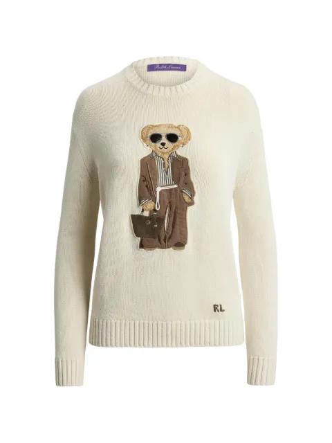 Polo Bear silk sweater by RALPH LAUREN