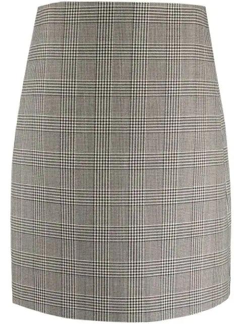Prince of Wales check-print skirt by RALPH LAUREN