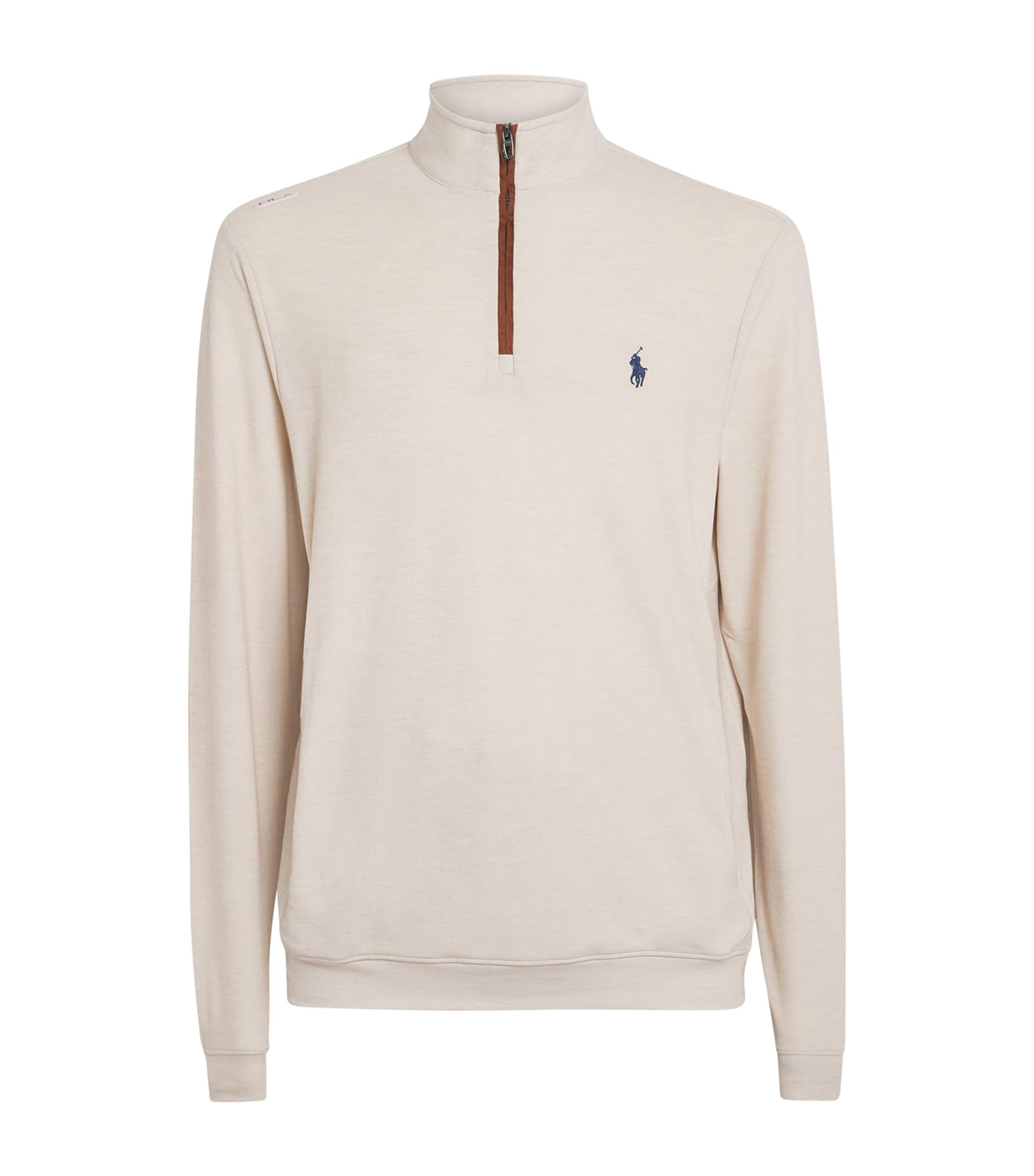 RLX Ralph Lauren Cotton-Blend Quarter-Zip Sweater by RALPH LAUREN