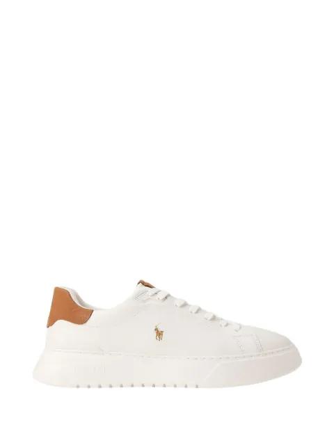 RLite Court logo-embroidered sneakers by RALPH LAUREN