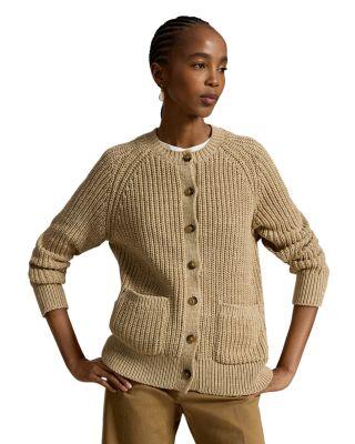 Raglan Sleeve Cotton Cardigan by RALPH LAUREN