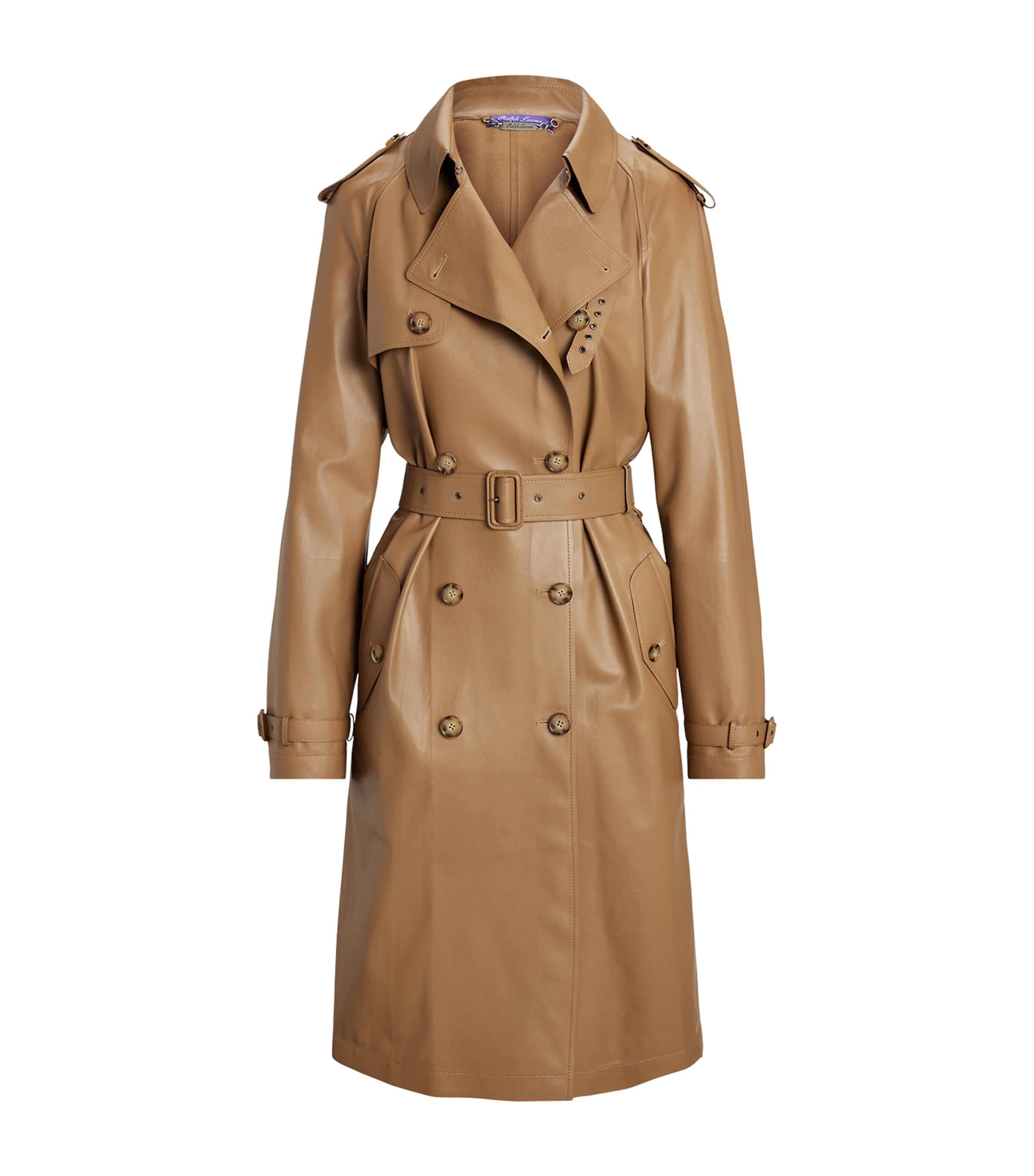 Ralph Lauren Collection Lambskin Niles Trench Coat by RALPH LAUREN