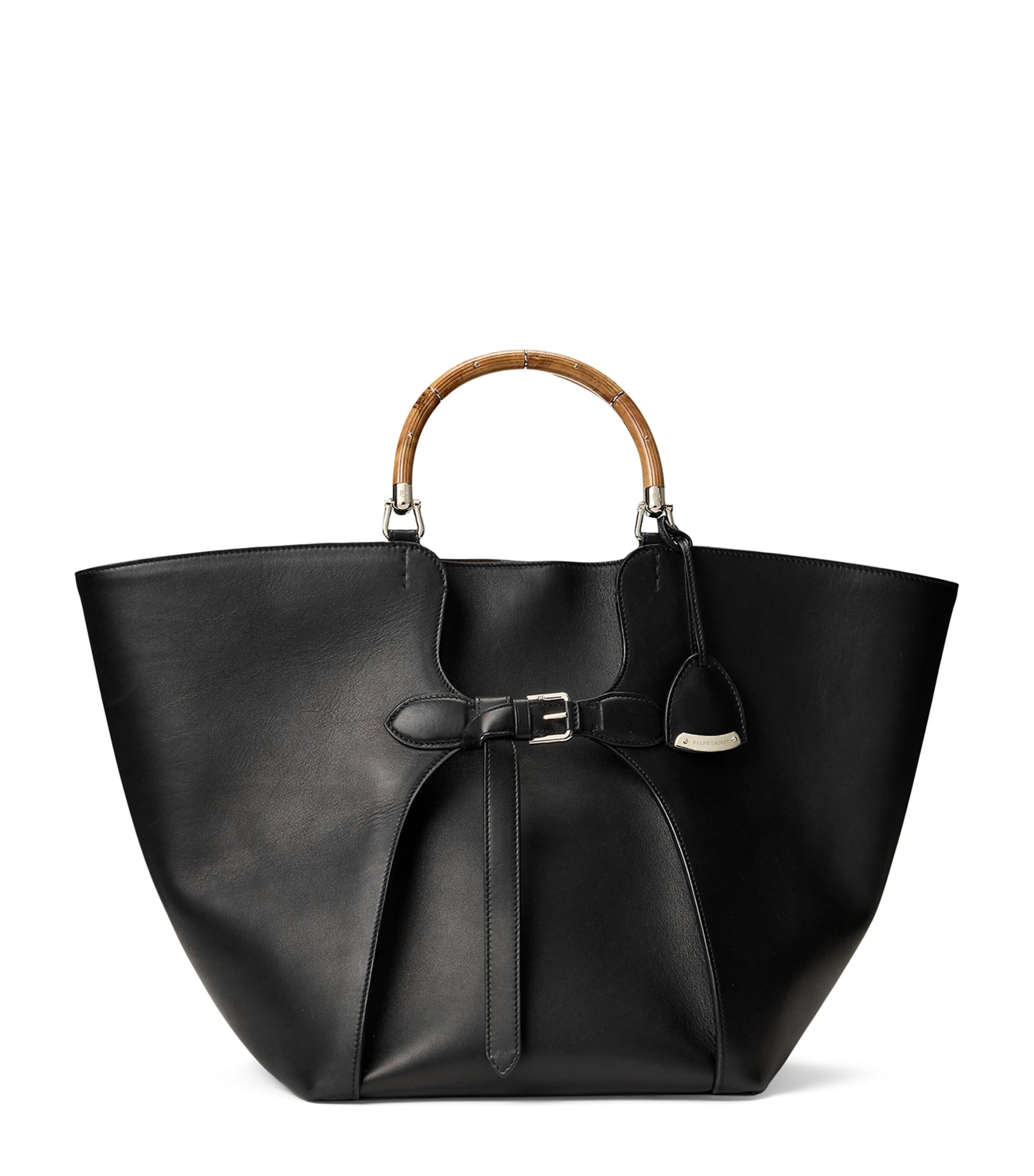 Ralph Lauren Collection Large Leather Ralph Tote Bag by RALPH LAUREN