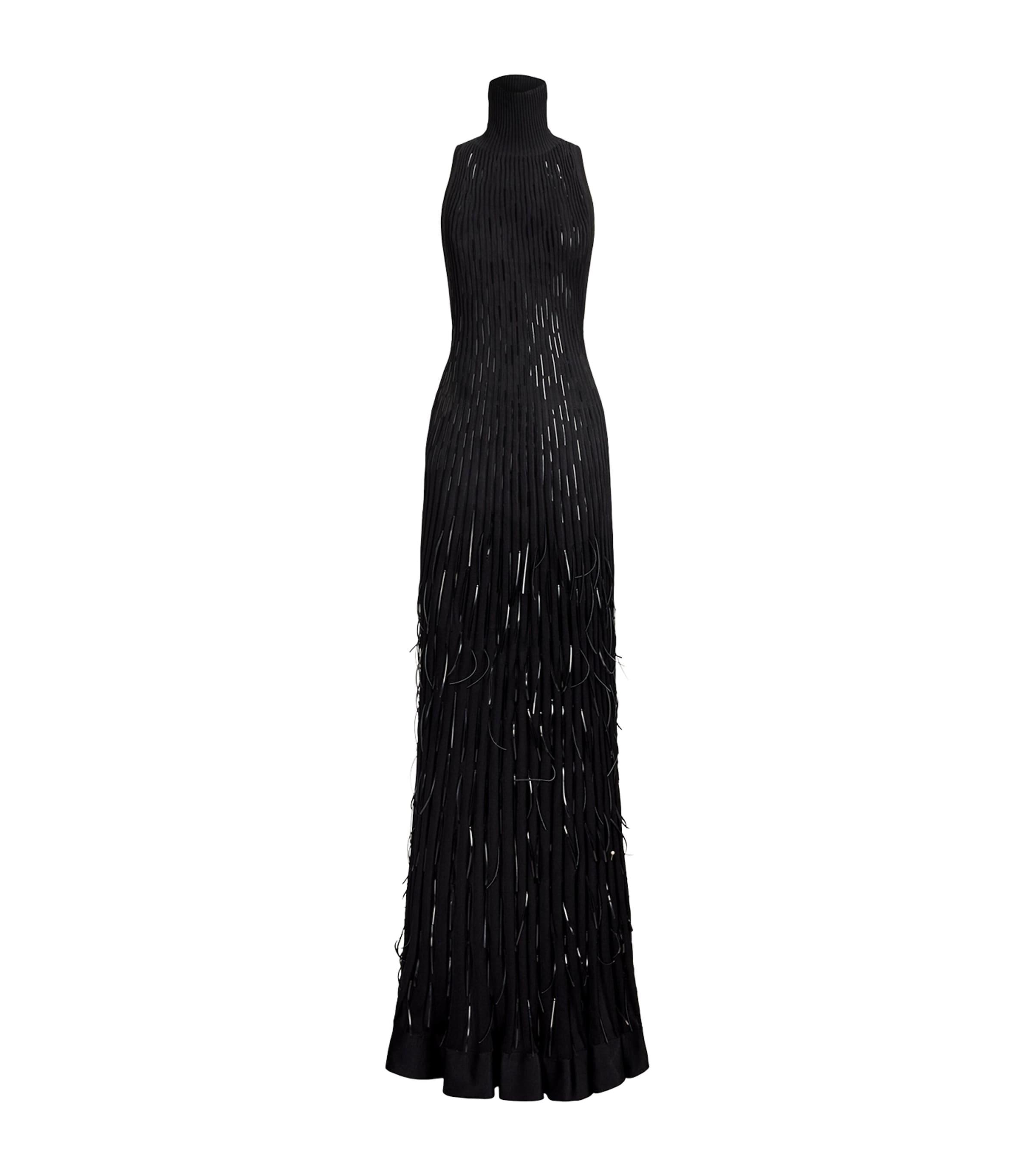Ralph Lauren Collection Mulberry Silk Embellished Maxi Dress by RALPH LAUREN