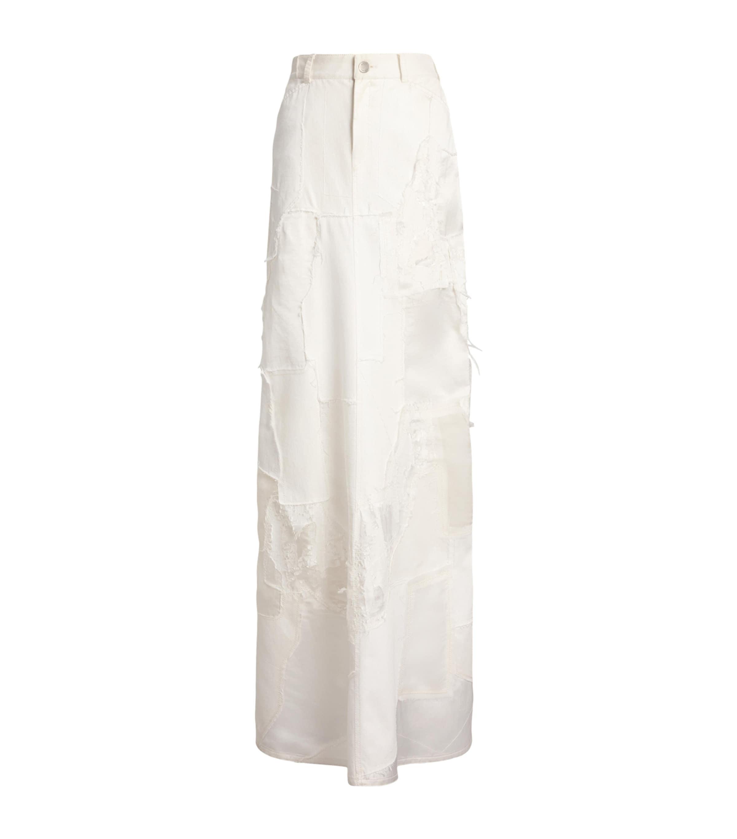 Ralph Lauren Denim Patchwork Maxi Skirt by RALPH LAUREN